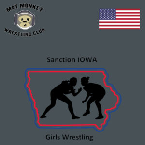 Sanction Iowa - Premium Fitted CVC Crew Design